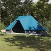 Tipi palapinė su stogu Mėlyna 680 x 430 x 270 cm tafta