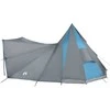 Tipi palapinė su stogu Mėlyna 510 x 690 x 330 cm tafta