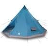 Tipi palapinė su stogu Mėlyna 560 x 560 x 300 cm tafta