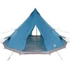 Tipi palapinė su stogu Mėlyna 560 x 560 x 300 cm tafta
