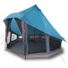 Tipi palapinė su stogu Mėlyna 404 x 370 x 270 cm tafta