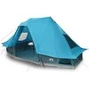 Tipi palapinė su stogu Mėlyna 466 x 310 x 240 cm tafta