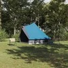 Tipi palapinė su stogu Mėlyna 400 x 346 x 250 cm tafta