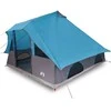 Tipi palapinė su stogu Mėlyna 358 x 296 x 258 cm tafta