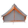 Tipi palapinė 8 asmeniui Pilka ir oranžinė tafta