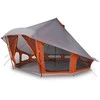 Tipi palapinė Pilka ir oranžinė 508 x 470 x 300 cm tafta
