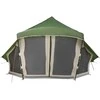 Tipi palapinė su stogu Žalia 508 x 470 x 300 cm tafta
