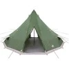 Tipi palapinė su stogu Žalia 560 x 560 x 300 cm tafta