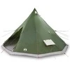 Tipi palapinė su stogu Žalia 560 x 560 x 300 cm tafta