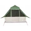 Tipi palapinė su stogu Žalia 358 x 296 x 258 cm tafta