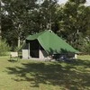 Tipi palapinė su stogu Žalia 358 x 296 x 258 cm tafta