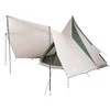 Tipi palapinė su stogu Žalia 510 x 690 x 330 cm tafta