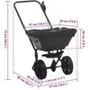 Sėjamoji Juodas 82 x 46 x 75 cm PVC ir Plienas