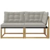 Sekcija sofa vienetai su pagalve Balta 162,5 x 83 x 73 cm