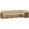 Sofa Sekcijos sofų komplektas su pagalve 5 pcs Natūrali