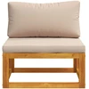 Sekcinė vidurinė sofa su pagalvėlėmis