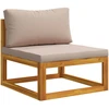 Sekcinė vidurinė sofa su pagalvėlėmis