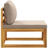 Sekcinė vidurinė sofa su pagalvėlėmis