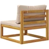 Sekcinė vidurinė sofa su pagalvėlėmis