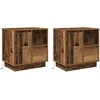 Šalia lovos spintelė 2 pcs Senas medis 50 x 34,5 x 50 cm
