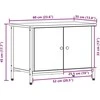 TV staliukas Televizoriaus spintelė Senovinis medis 60 x 35 x 45 cm