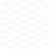 Hexagonal Fence with Post 25 x 1 m Galvanizuotas plienas