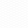 Hexagonal Fence with Post 10 x 0,5 m Galvanizuotas plienas