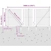 Hexagonal Fence with Post 100 x 1 m Galvanizuotas plienas