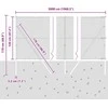 Heksagonalinė tvoros tvirtinimo sistema 50 x 1,2 m Pilka