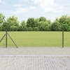 Šešiakampė tvora su betono pagrindu 10 x 0,6 m Pilka Tinklelis