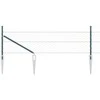 Hexagonal Fence with Post 25 x 0,4 m PVC dengtas plienas Žalia