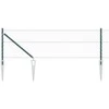 Hexagonal Fence with Post 10 x 0,8 m PVC dengtas plienas Žalia