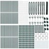 Heksagonalinė tvoros tvirtinimo sistema 100 x 1 m Žalia