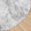 Static Control Shaggy tipo kilimas, NAVARRA, 120x120 cm, šviesiai pilka