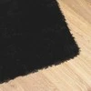 Mexen Shaggy tipo kilimas, NAVARRA, 160x160 cm, juodos, poliesteris