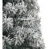 Siaura Kalėdų eglutė su stovu ir sniegu, 270cm, PVC