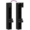 Oppbevaringsskap 2 pcs Juodas ąžuolas 30 x 42,5 x 225 cm