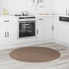 Neslystantis plaukuotas kilimas Ruda 120 x 120 cm PP