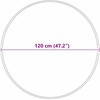Neslystantis plaukuotas kilimas Ruda 120 x 120 cm PP