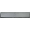 Sienelė 2 vnt. 100 x 12 x 50 cm Galvanizuotas plienas Sidabrinė