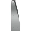 Sienelė 2 vnt. 40 x 12 x 40 cm Galvanizuotas plienas Sidabrinė