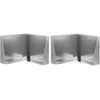 Sienelė 2 vnt. 50 x 50 x 30 cm Galvanizuotas plienas Sidabrinė