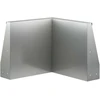 Sienelė 2 vnt. 50 x 50 x 50 cm Galvanizuotas plienas Sidabrinė