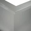 Sienelė 2 vnt. 50 x 50 x 50 cm Galvanizuotas plienas Sidabrinė