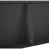 Sienelė 2 vnt. 60 x 12 x 40 cm Plienas Juoda
