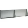 Sienelė 2 vnt. 80 x 12 x 30 cm Galvanizuotas plienas Sidabrinė