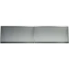 Sienelė 2 vnt. 80 x 12 x 30 cm Galvanizuotas plienas Sidabrinė