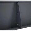 Sienelė 2 vnt. 80 x 12 x 30 cm Plienas Antracito