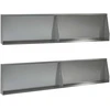 Sienelė 4 vnt. 100 x 12 x 30 cm Galvanizuotas plienas Sidabrinė