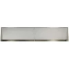Sienelė 4 vnt. 100 x 12 x 30 cm Galvanizuotas plienas Sidabrinė